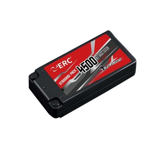 SUNPADOW 7.4V / 4500mAh / 100C ERC リポバッテリー【サンパドウ日本総代理店】｜sekido-store