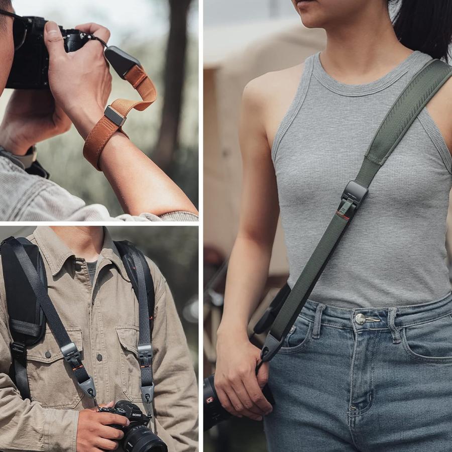 PGYTECH カメラショルダーストラップ(ダークブルー)【ピージー