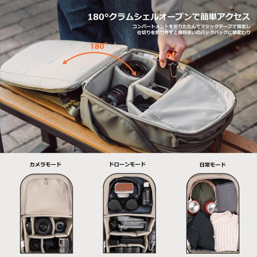 PGYTECH PGYTECH OneGo Lite バックパック 16L (フォレストグリーン