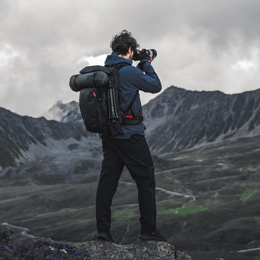 PGYTECH OnePro Flex Backpack 40L (サンセットオレンジ) + カメラ インサート Mサイズ【ピージーワイテック日本総代理店】の画像