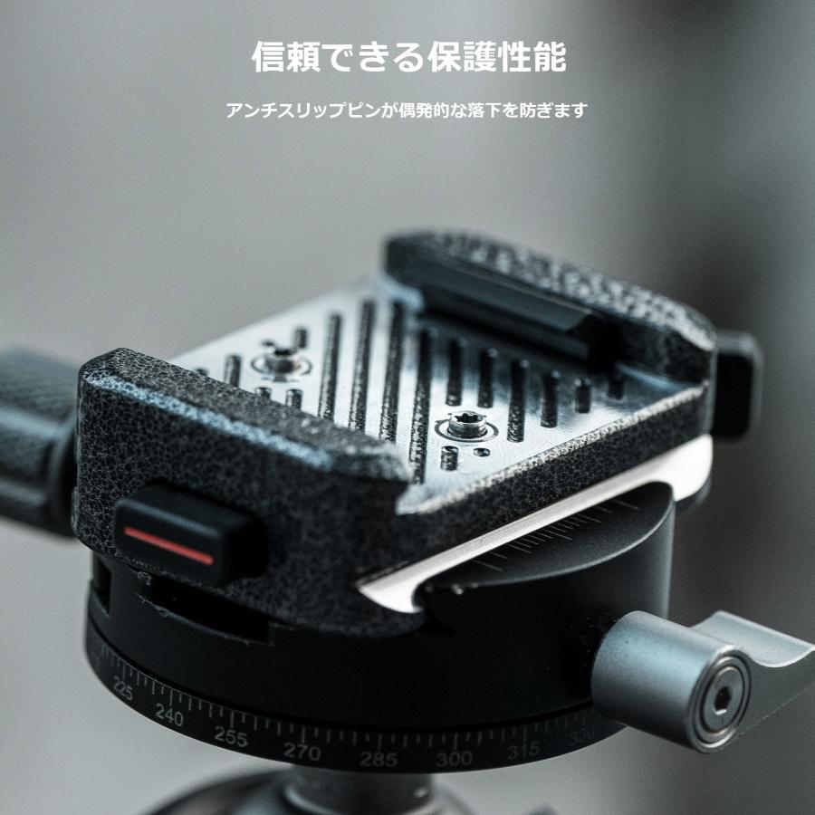 PGYTECH クイックリリースクランプ V2（アルカスイス互換）2個セット