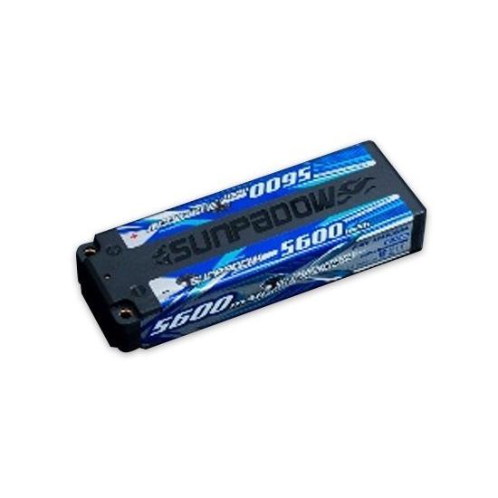 SUNPADOW 7.4V / 5600mAh 120C Blueリポバッテリー【サンパドウ