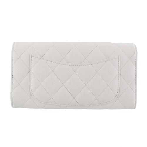 CHANEL（シャネル） 長財布 レディース マトラッセ ホワイト AP0241