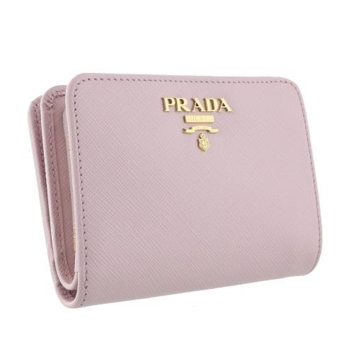 プラダ PRADA 二つ折り財布 レディース ピンク 1ML018 QWA F0E18 ALABASTRO｜sekido｜02