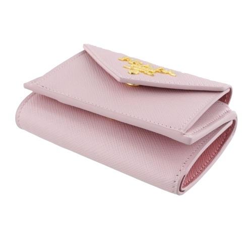 PRADA（プラダ） PRADA三つ折り財布 レディース ピンク 1MH021 ZLP