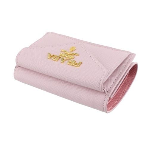 PRADA（プラダ） PRADA三つ折り財布 レディース ピンク 1MH021 ZLP