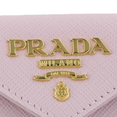 PRADA（プラダ） PRADA三つ折り財布 レディース ピンク 1MH021 ZLP
