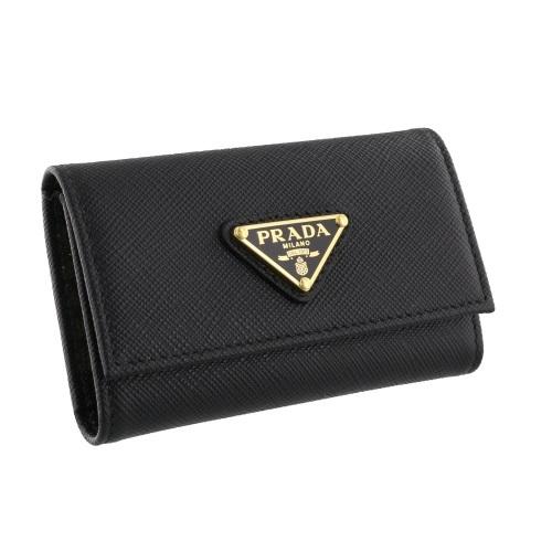 PRADA プラダ キーケース レディース ブラック 1PG004 QHH F0002 PRADA プラダ キーケース レディース ブラック 1PG004 QHH F0002