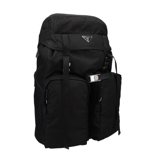PRADA 2VZ019 TESSUTO L バックパック PRADA（プラダ） リュックサック メンズ TESSUTO ブラック PRADA