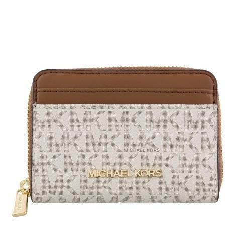 MICHAEL KORS マイケルコース コインケース バニラ MK ラウンド MICHAEL KORS マイケルコース コインケース レディース ホワイト
