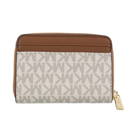 新品 MICHAEL KORS ケース 定期入れ 小銭入れ財布 ホワイト MICHAEL KORS マイケルコース 財布 コインケース 35H8GTVZ1L