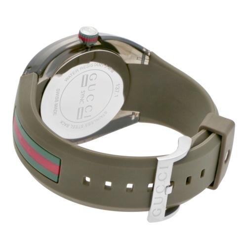 シ*ウ様 新品　GUCCI シンク　腕時計　グリーン YA137106 GUCCI（グッチ） 腕時計 メンズ SYNC グリーン YA137106 : GINZA