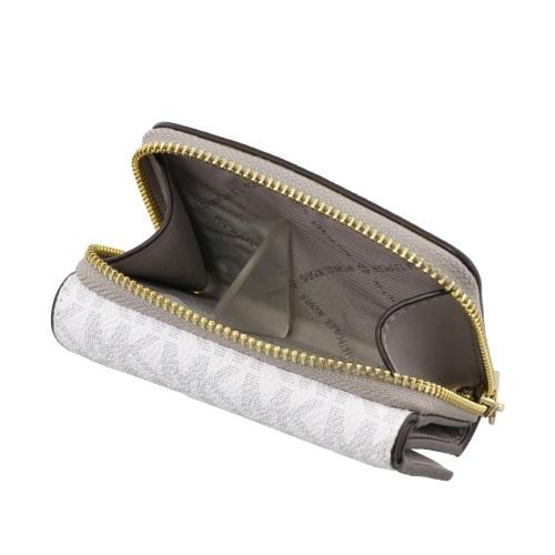 MICHAEL KORS ホワイト三つ折り財布 MICHAEL KORS（マイケルコース） 三つ折り財布 レディース ホワイト