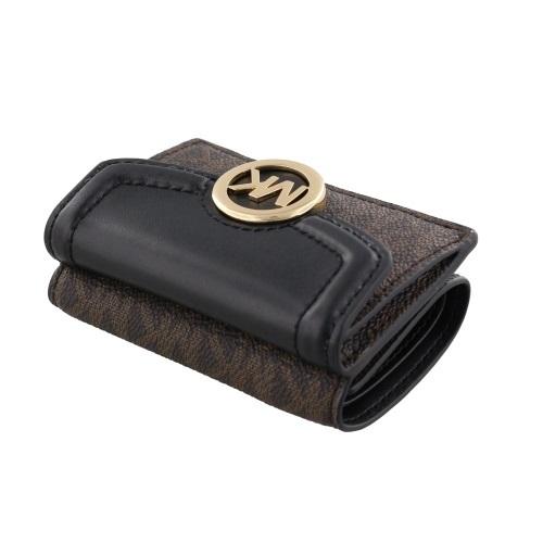 MICHAEL KORS マイケルコース　三つ折り財布 ブラウン新品未使用 MICHAEL KORS - MICHAEL KORS財布 折り財布 がま口 ブラウン 三