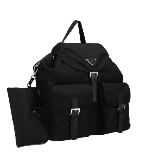 PRADA プラダ リュックサック レディース ブラック 1BZ811 V OTO PRADA プラダ リュックサック レディース ブラック 1BZ811 V OTO
