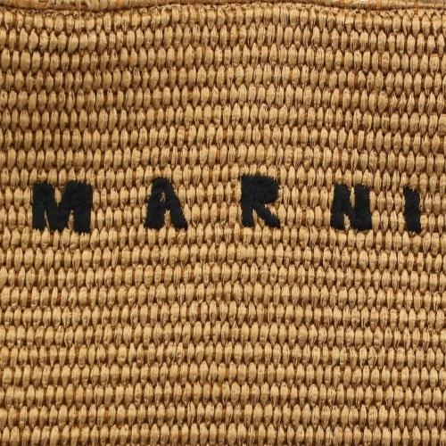 【最終セール】MARNI かごバッグ ブラウン MARNI マルニ トートバッグ かごバッグ カゴ レディース