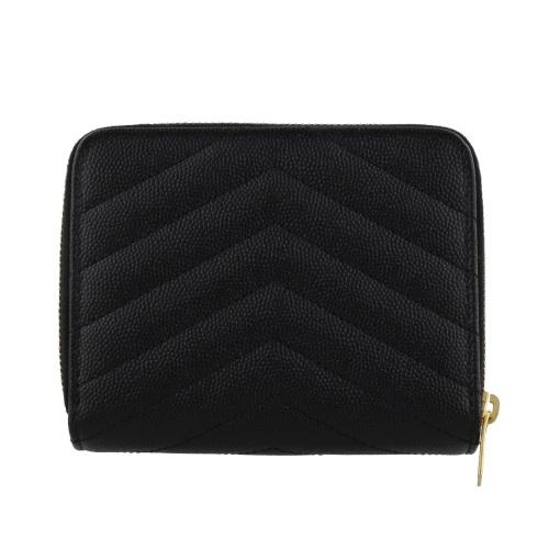サンローラン 二つ折り財布 レディース ブラック SAINT LAURENT PARIS 