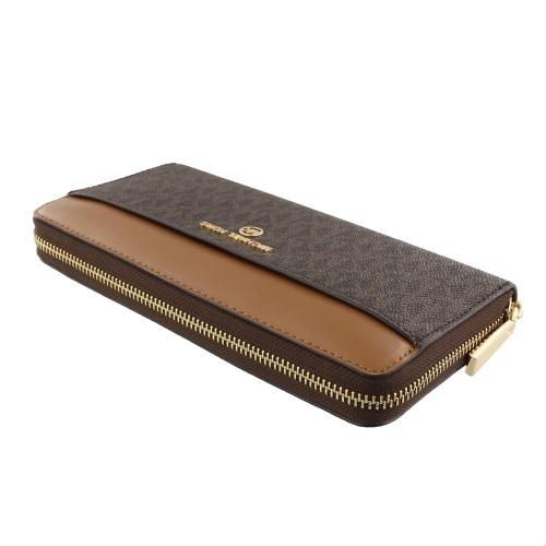 MICHAEL KORS 長財布 ラウンドタイプ 34H1GT9E8B/252 ブラウン MICHAEL KORS マイケルコース ラウンドファスナー長財布