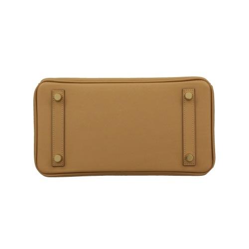 HERMES エルメス バーキン25 ビスキュイ ヴォースイフト