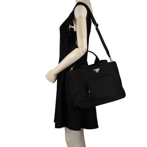 PRADA プラダ トートバッグ レディース ブラック 1BG354 V B1M PRADA プラダ トートバッグ レディース ブラック 1BG354 V B1M