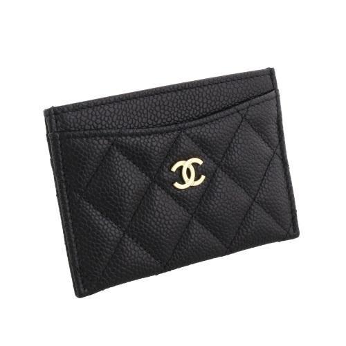 CHANEL シャネル カードケース レディース ブラック AP0213