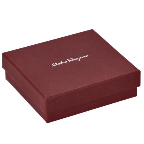 Ferragamo フェラガモ 二つ折り財布 メンズ ブラック 66A063 NR RFの画像