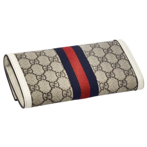 GUCCI グッチ 長財布 レディース オフィディア ホワイト 523153 GUCCI グッチ 長財布 レディース オフィディア ホワイト 523153