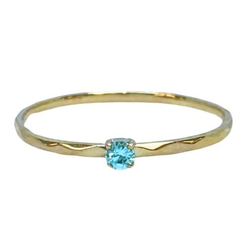 リング K10YG パライバトルマリン 11号 : GINZA LoveLove - 通販