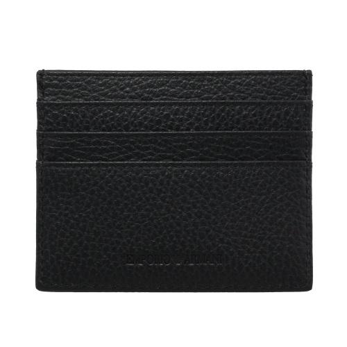 【値下げ】【新品】エンポリオアルマーニ　ブラックカードケース エンポリオ アルマーニ EMPORIO ARMANI カードケース メンズ ブラック