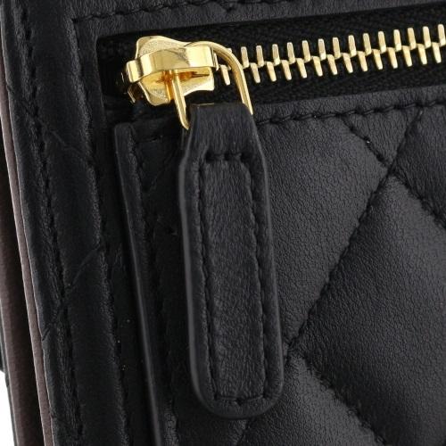 シャネル CHANEL 三つ折り財布 レディース ブラック AP0231 Y01295 C3906の画像