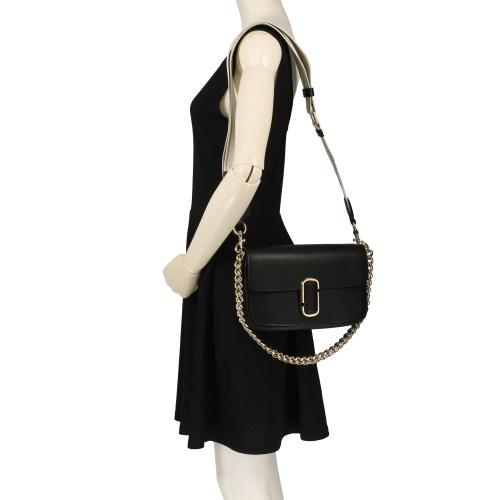 MARC JACOBS マークジェイコブス 2WAY ショルダーバッグ H956L01PF22 001 THE SHOULDER BAG レディース ブラック MARC JACOBS（マーク・ジェイコブス） ショルダーバッグ レディース