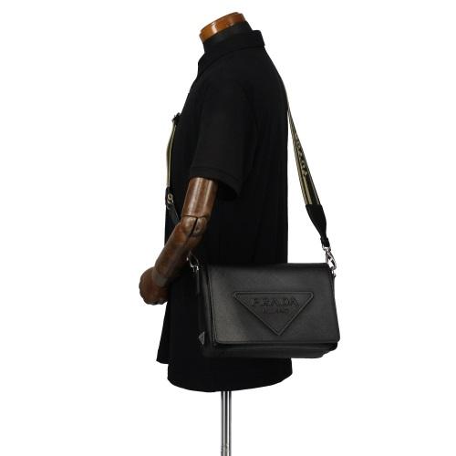 A*o様 PRADA ブラック ショルダーバッグ プラダ ショルダーバッグ レディース ブラック PRADA 1BG468 V