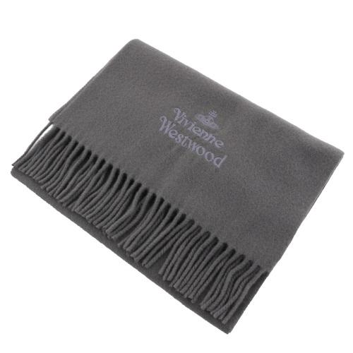 Vivienne Westwood ヴィヴィアンウエストウッド マフラー グレー Vivienne Westwood ヴィヴィアンウエストウッド マフラー グレー