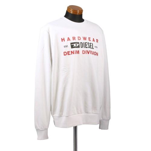 DIESEL ディーゼル トレーナー メンズ ホワイト Mサイズ A00320-0HAYT 