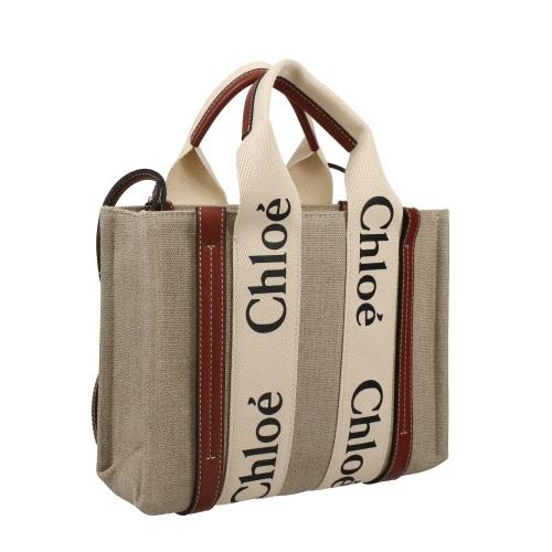 Chloe（クロエ） トートバッグ レディース WOODY ブラウン