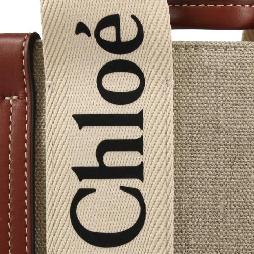 Chloe（クロエ） トートバッグ レディース WOODY ブラウン