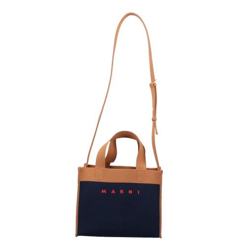 MARNI マルニ トートバッグ レディース ネイビー SHMP0083A0