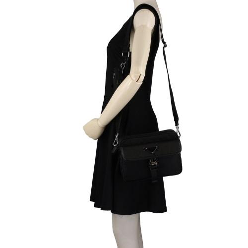 プラダ PRADA ショルダーバッグ レディース ブラック 2VH133 V XMP 2DMH F0002 NERO｜sekido｜05