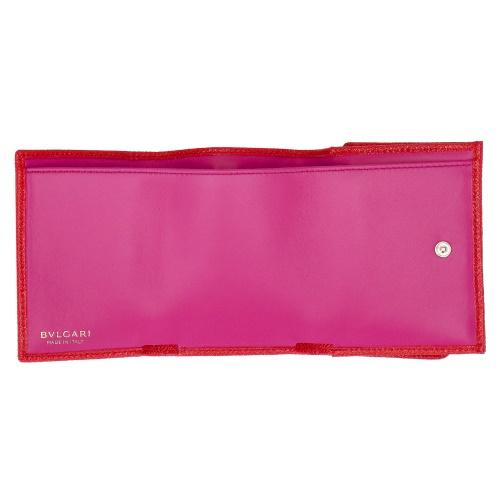 BVLGARI（ブルガリ） 三つ折り財布 レディース BB レッド 288651 SSCOR