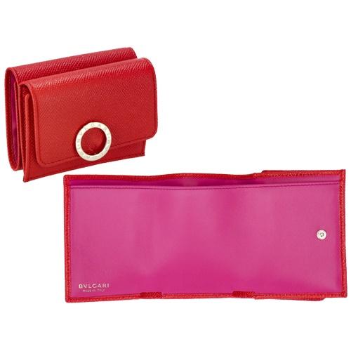 BVLGARI（ブルガリ） 三つ折り財布 レディース BB レッド 288651 SSCOR