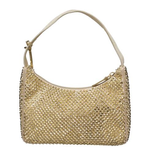 PRADA プラダ ハンドバッグ レディース ゴールド 1BC515 V OOO 2AWL 