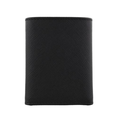 PRADA（プラダ） 三つ折り財布 メンズ SAFFIANO TRIANGOLO ブラック