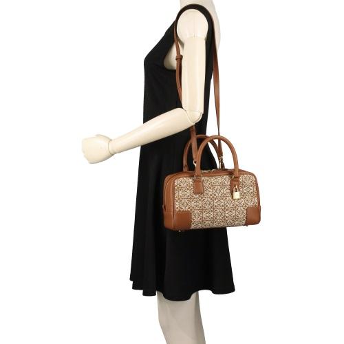 LOEWE ロエベ ハンドバッグ レディース アマソナ23 ブラウン 