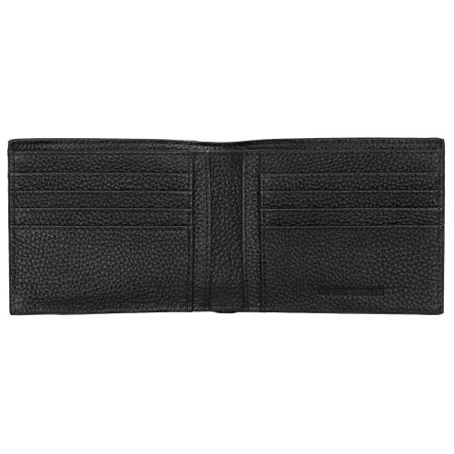エンポリオ アルマーニ EMPORIO ARMANI 二つ折り財布 メンズ ブラック