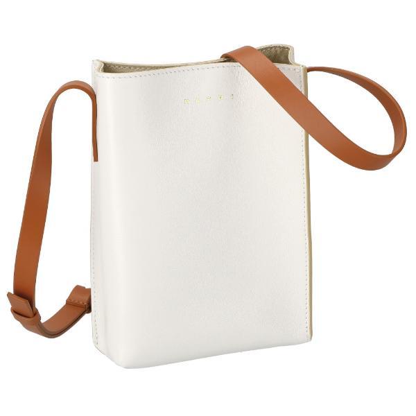 マルニ SBMP0084U0 P2644 ロゴレザーショルダーバッグ 中古 BS99 MARNI