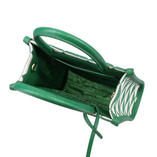 PRADA プラダ ショルダーバッグ レディース グリーン 1BA355 V PRADA プラダ ショルダーバッグ レディース グリーン 1BA355 V