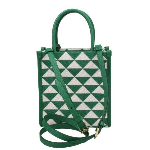 PRADA プラダ ショルダーバッグ レディース グリーン 1BA355 V PRADA プラダ ショルダーバッグ レディース グリーン 1BA355 V