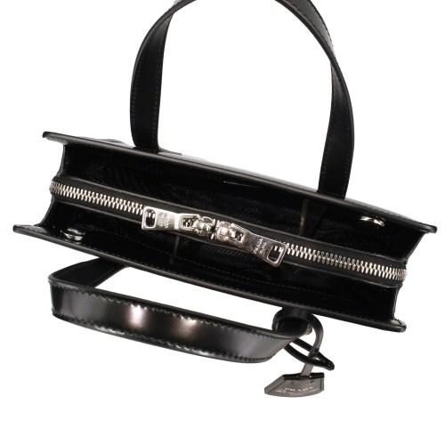 PRADA プラダ ハンドバッグ レディース SPAZZOLATO ブラック PRADA プラダ ハンドバッグ レディース SPAZZOLATO ブラック