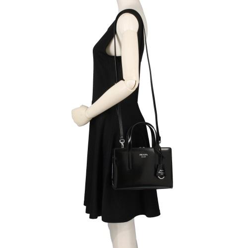 PRADA プラダ ハンドバッグ レディース SPAZZOLATO ブラック PRADA プラダ ハンドバッグ レディース SPAZZOLATO ブラック