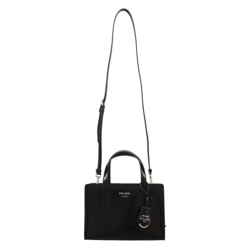PRADA プラダ ハンドバッグ レディース SPAZZOLATO ブラック PRADA プラダ ハンドバッグ レディース SPAZZOLATO ブラック